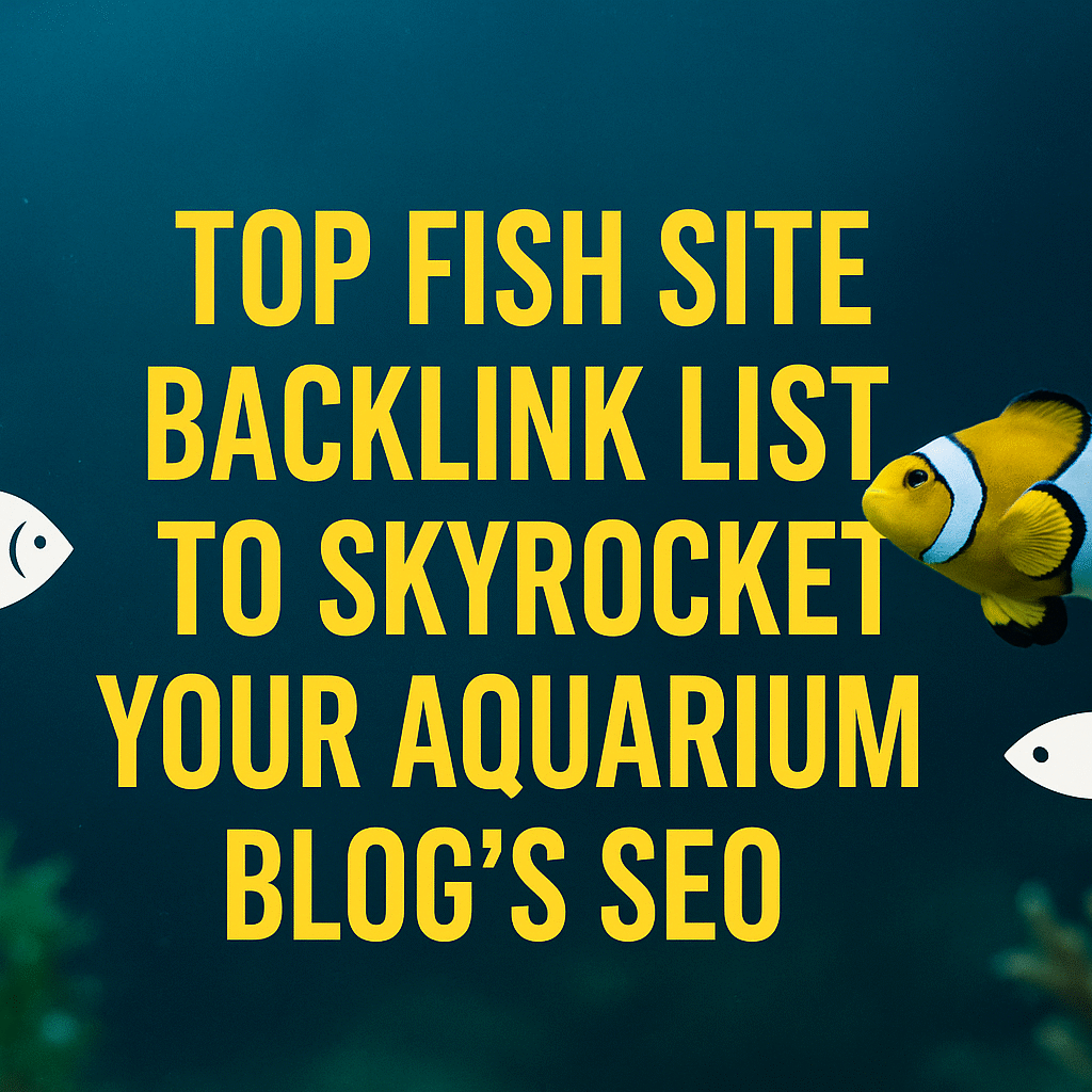 Fish site Backlink list